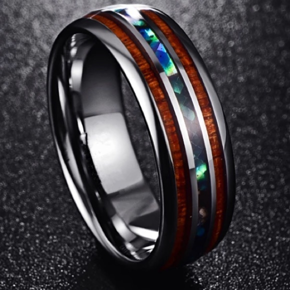 Other - NWOT Tungsten carbide stainless steel ring